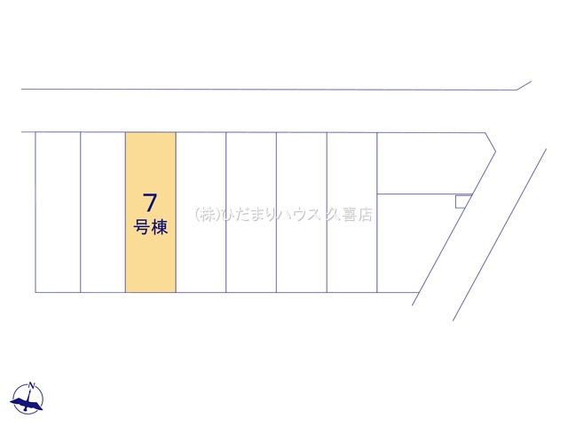 久喜栗原第2　新築一戸建て　07　リーブルガーデンの区画図|全9区画