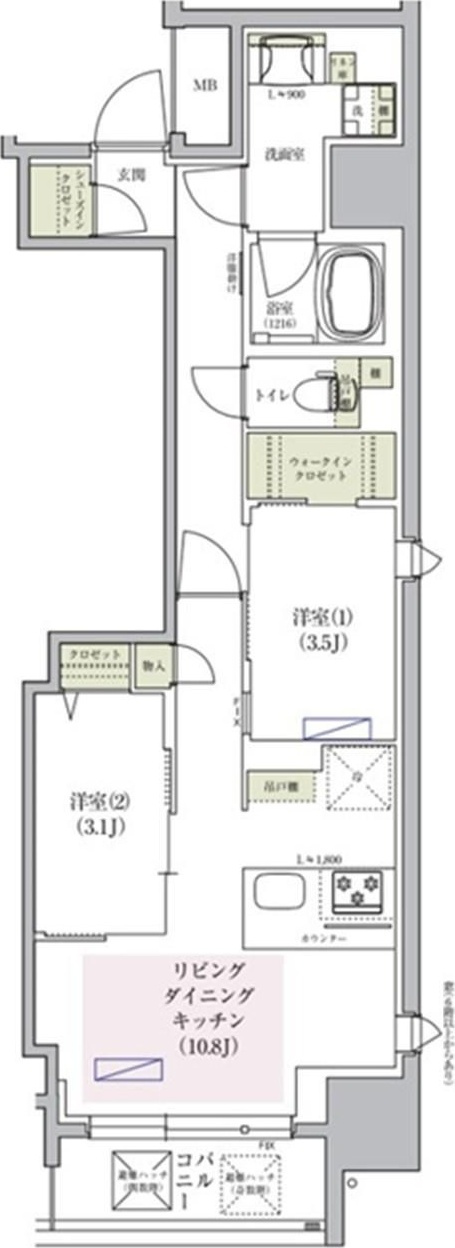 アーバネックス堺筋本町の間取り