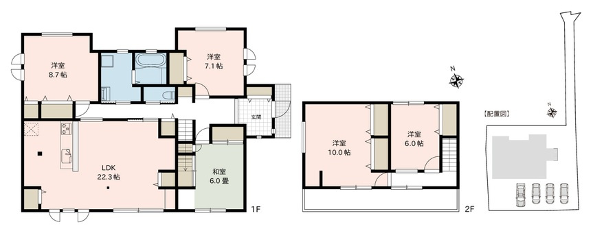 東御市和　中古住宅の間取り