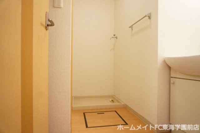 熊本市北区楡木４丁目のアパートの洗面所