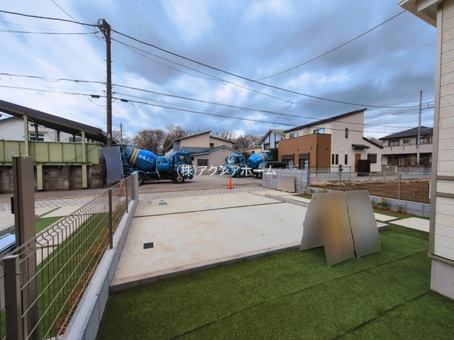 所沢市北原町・全5棟　新築一戸建　A号棟　の駐車場|現地写真　2025年12月15日撮影