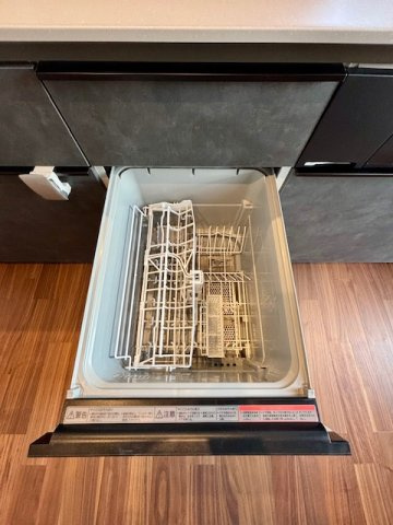 小郡市小板井　1号地のキッチン|食洗器で楽々後片付け♪