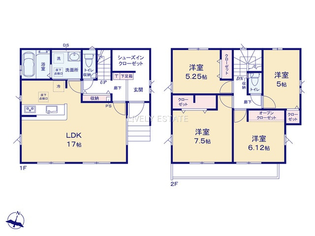 越谷市弥栄町2丁目 新築分譲住宅 全2棟 2号棟