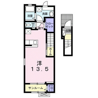【間取り】 | レジェンド　バレー　Ａ | 間取図