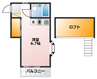 【間取り】 | ジュネス・有栖川