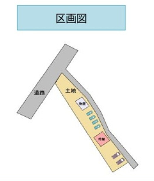 中古戸建　熊谷市千代64-1（期間限定現況販売）の区画図