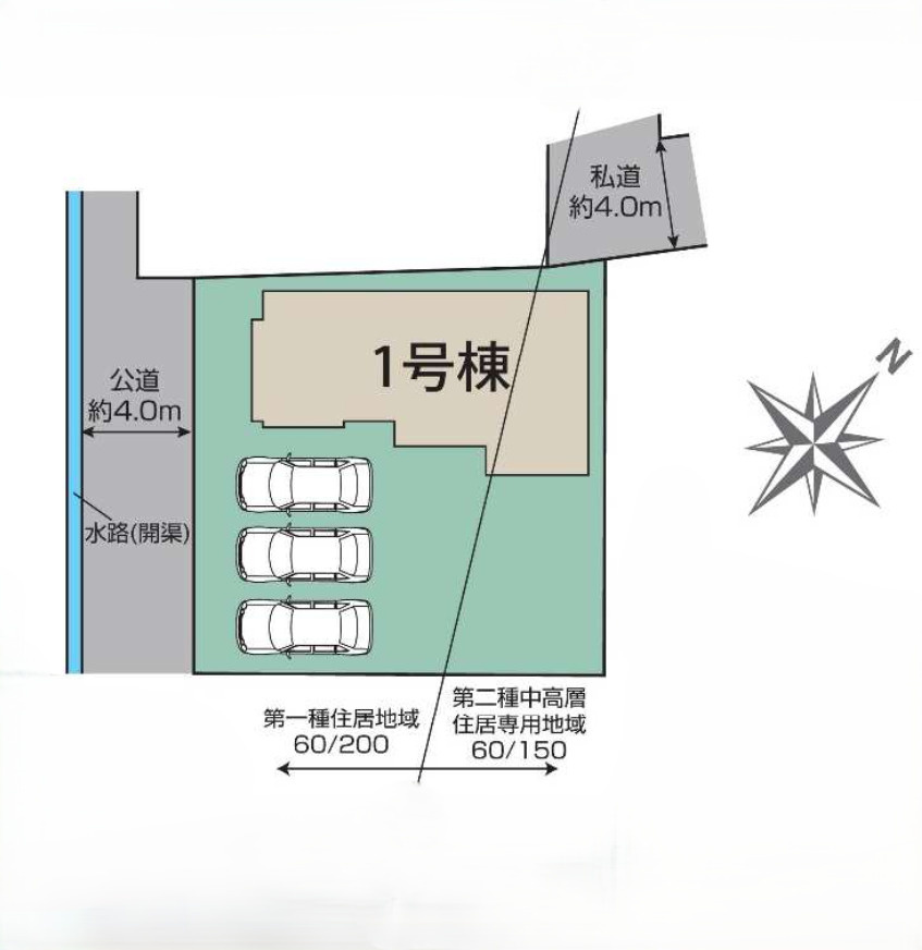 新築戸建　富士市宮島　全1棟