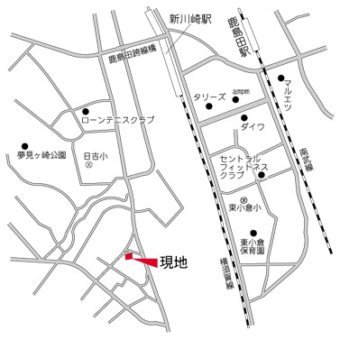 【地図】 | 新川崎貳阡