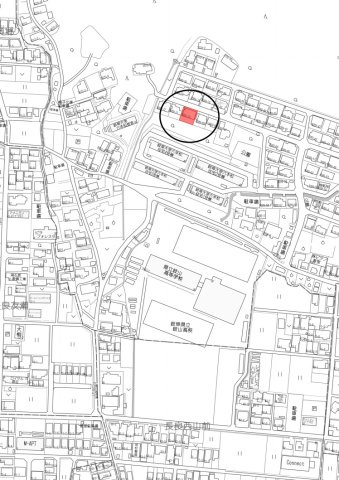 中古住宅　長良の地図