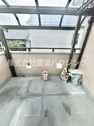 富田丘町一戸建のバルコニー