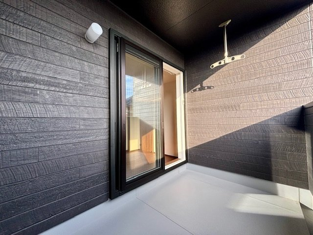 小郡市小板井　2号地のバルコニー|広いバルコニーはもう一部屋得した気分ですね♪