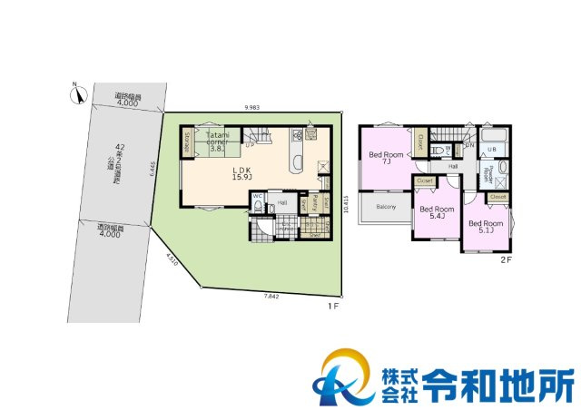 新築戸建　茅ヶ崎市南湖5丁目の間取り|SICやパントリー付の収納豊富なファミリータイプ3SLDKの間取り♪