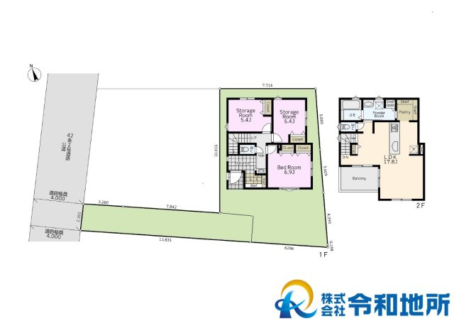 新築戸建　茅ヶ崎市南湖5丁目の間取り|カースペース2台分付き、3LDKの間取り♪