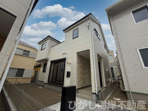 茅ヶ崎市旭が丘　新築戸建　全３棟の外観|現地外観