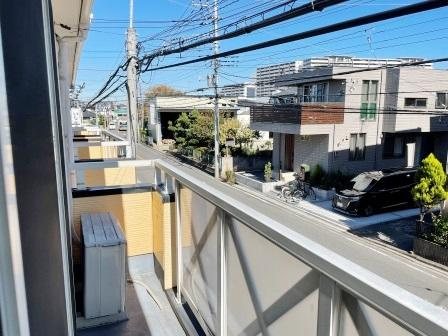 さいたま市桜区道場３丁目のアパートのバルコニー|陽当たり良好なバルコニーです