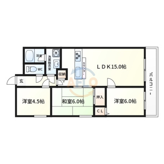 【間取り】 | フローラーなかじま | フローラ―なかじま　間取り