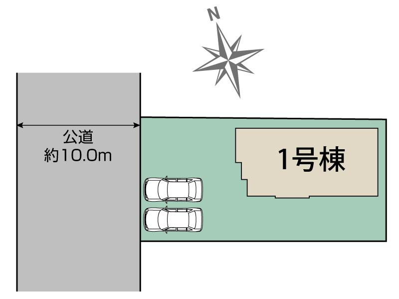 BLOOMING GARDEN　深谷市国済寺の区画図|図面と現況が異なる場合、現況を優先とします。