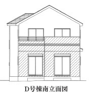 【仲介手数料無料】所沢北原町全５棟　D号棟　所沢市の新築住宅なら西武ハウジングの外観