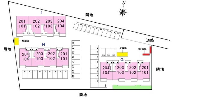 ファーチャ・イターナル　Iの区画図