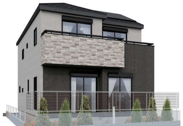 新築/練馬区大泉町2丁目　全1棟の外観パース|外観のイメージパースです