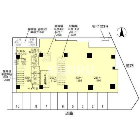 CREST COURT DOSHINの区画図
