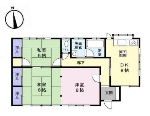 【間取り】 | 東松山市大字下唐子　中古戸建