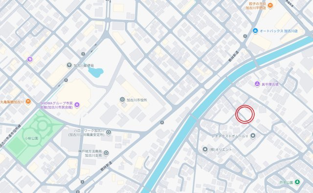 【地図】 | 加古川市野口町良野（全3棟）2号棟