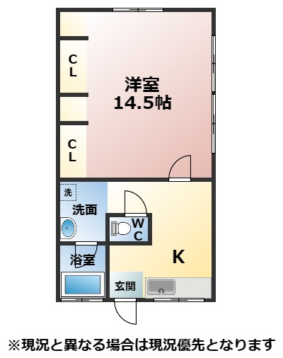 草木アパートの間取り