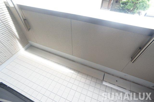 熊本市中央区京町２丁目の賃貸マンションのバルコニー