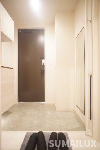 熊本市中央区京町２丁目の賃貸マンションの玄関