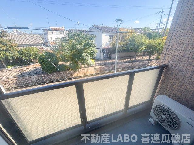 リバーサイド金岡Ⅱ番館のバルコニー