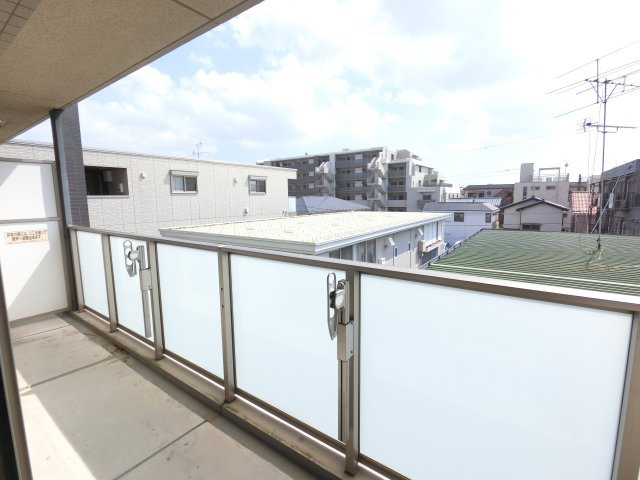 クレール大洲のバルコニー