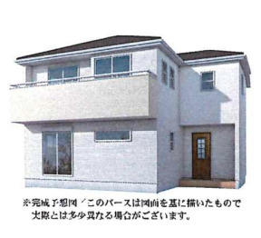 【外観パース】 | 久喜栗原第2　Livele Garden.S　新築戸建　全9棟　1号棟 | 1号棟