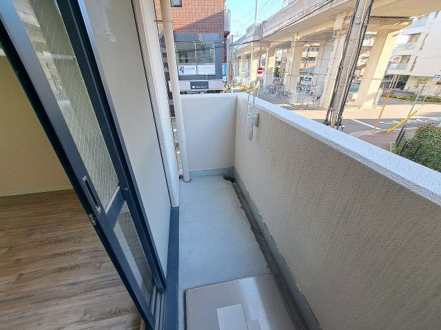 ラポール今津のバルコニー