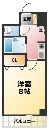ラポール今津の間取り