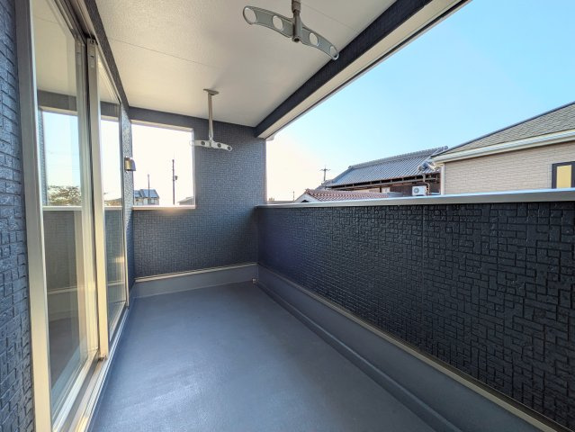 神戸市西区大沢1丁目新築戸建2号棟のバルコニー