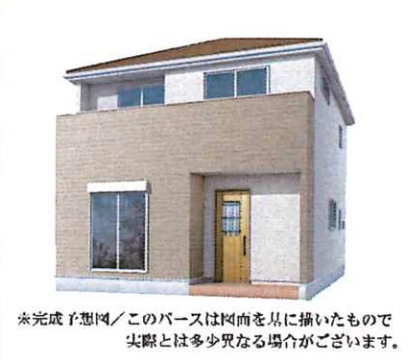 【外観パース】 | 久喜栗原第2　Livele Garden.S　新築戸建　全9棟　2号棟 | 2号棟