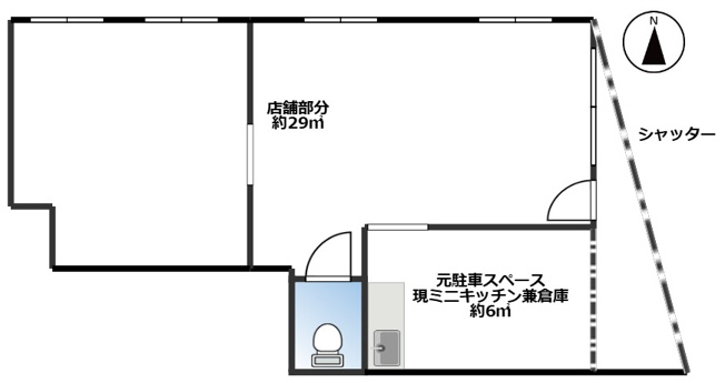 【間取り】 | 立花町藤森店舗