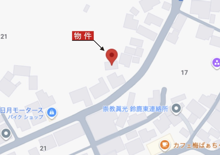 鈴鹿市若松中1丁目の地図|詳細Map