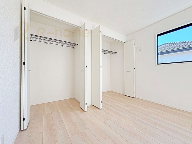 龍ケ崎市城ノ内第9　新築戸建て　2号棟の収納|2階は全居室収納スペースを設置！
充分な容量で居住空間もスッキリ♪