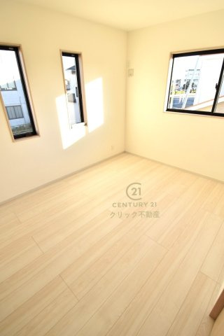 いろどりアイタウン　那珂市杉　23-P2　4の洋室|採光バッチリ・通風良好です。
たっぷり差し込む陽光がお部屋を明るく照らします！