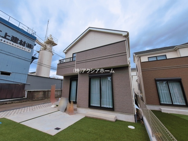 所沢市北原町・全5棟　新築一戸建　D号棟　の外観|現地写真　2025年12月15日撮影