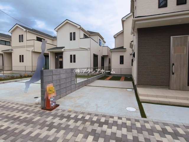 所沢市北原町・全5棟　新築一戸建　D号棟　の外観|現地写真　2026年2月19日撮影