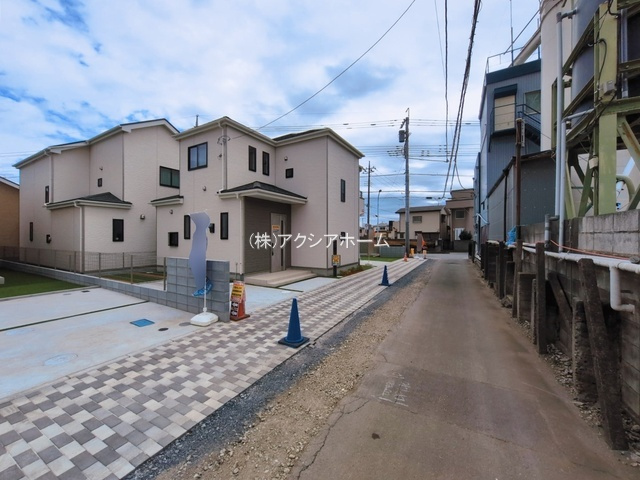 所沢市北原町・全5棟　新築一戸建　D号棟　の外観|現地写真　2025年12月15日撮影