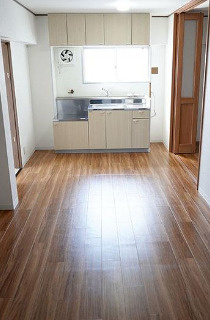 三陽南マンションのキッチン