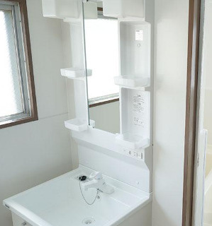 三陽南マンションの洗面所