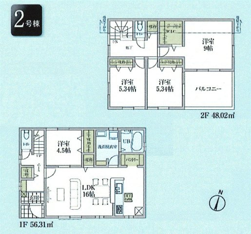 青梅市野上町1丁目　新築戸建全2棟