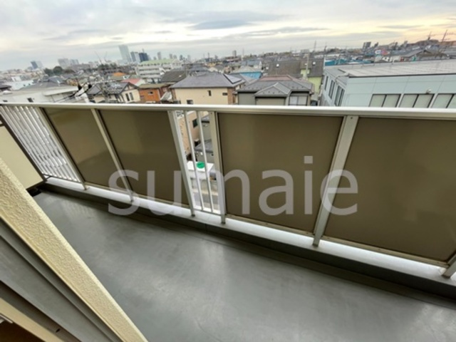 渋谷コート３号棟のバルコニー|バルコニーです。