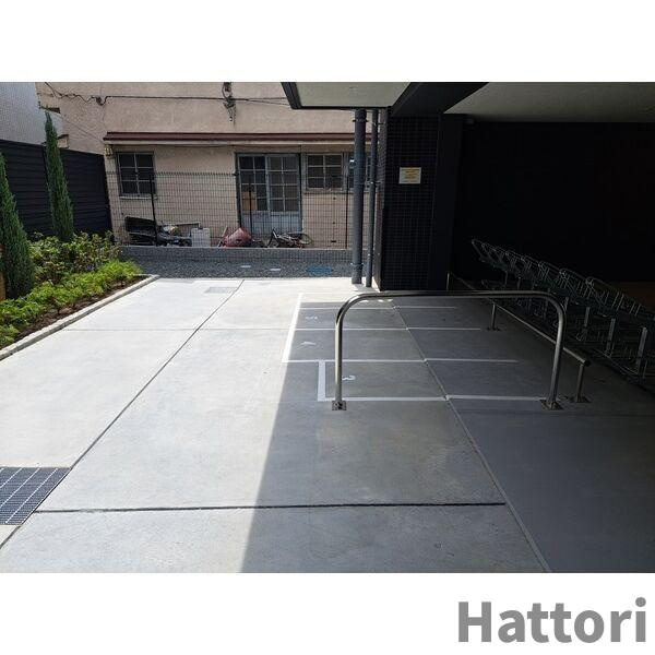 スプランディッド新大阪WESTの駐車場