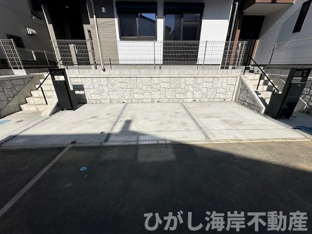 茅ヶ崎市浜須賀　新築戸建　全４棟の駐車場|現地外観